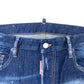 DSQUARED2 PAINT SPLATTER DISTRESSED SLIM DENIM JEANS 50 / L