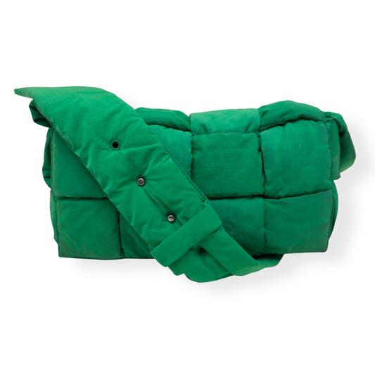 BOTTEGA VENETA PADDED CASSETTE BAG GREEN S