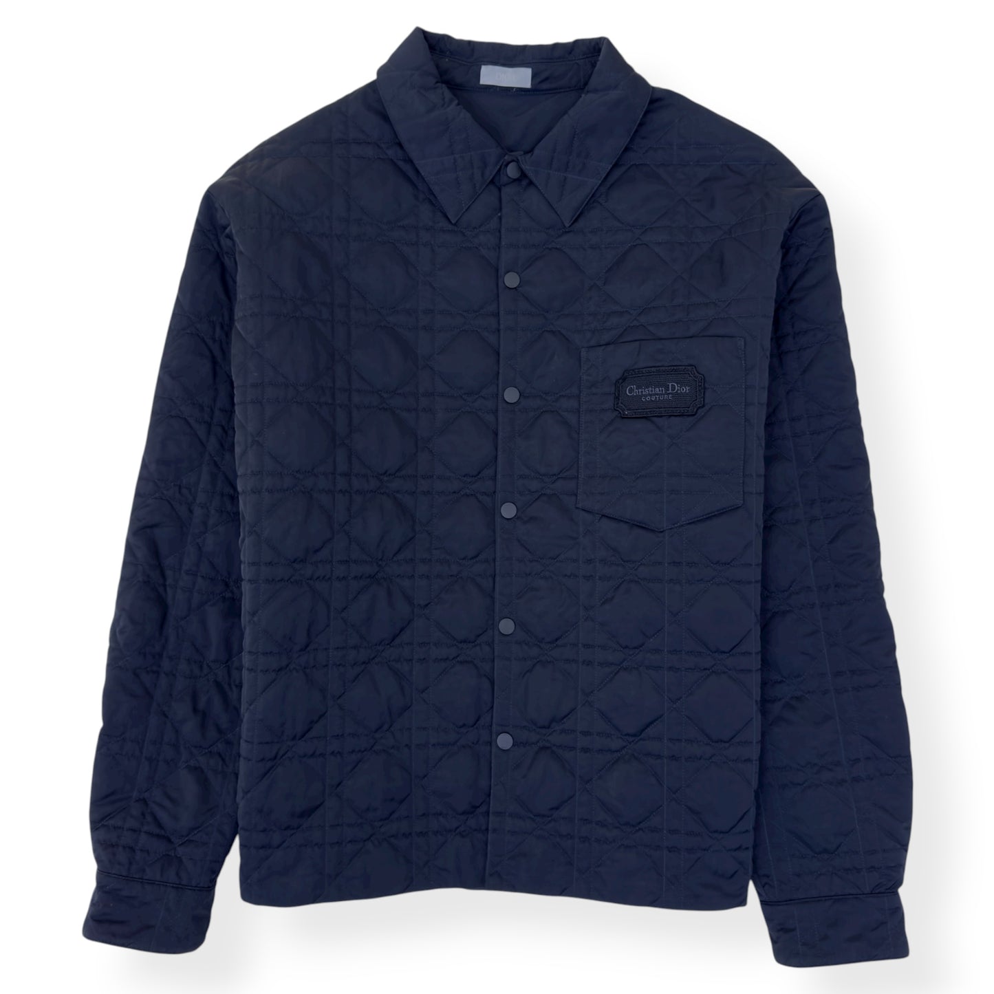 DIOR CANNAGE QUILTED OVERSHIRT JACKET BLACK 54 / XXL