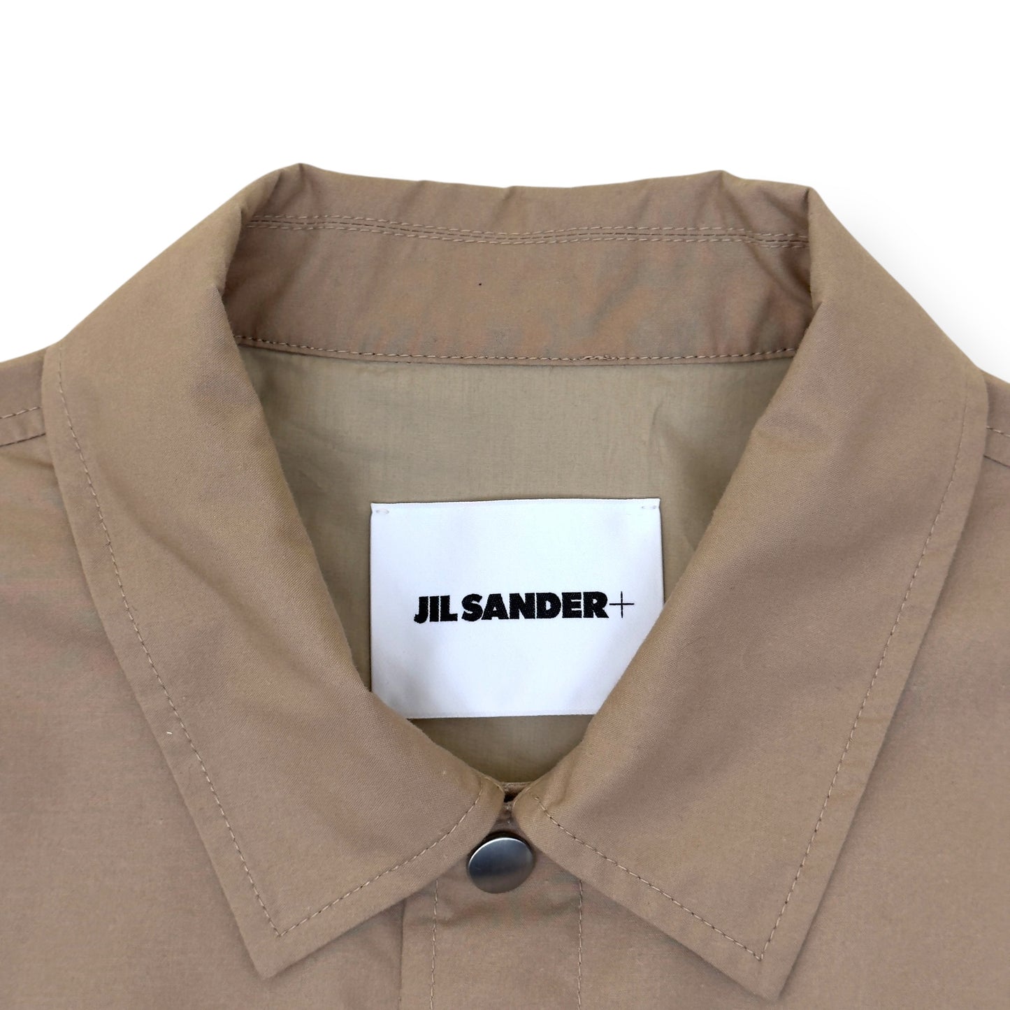JIL SANDER SS25 FLAP POCKET SHIRT BEIGE 50 / L