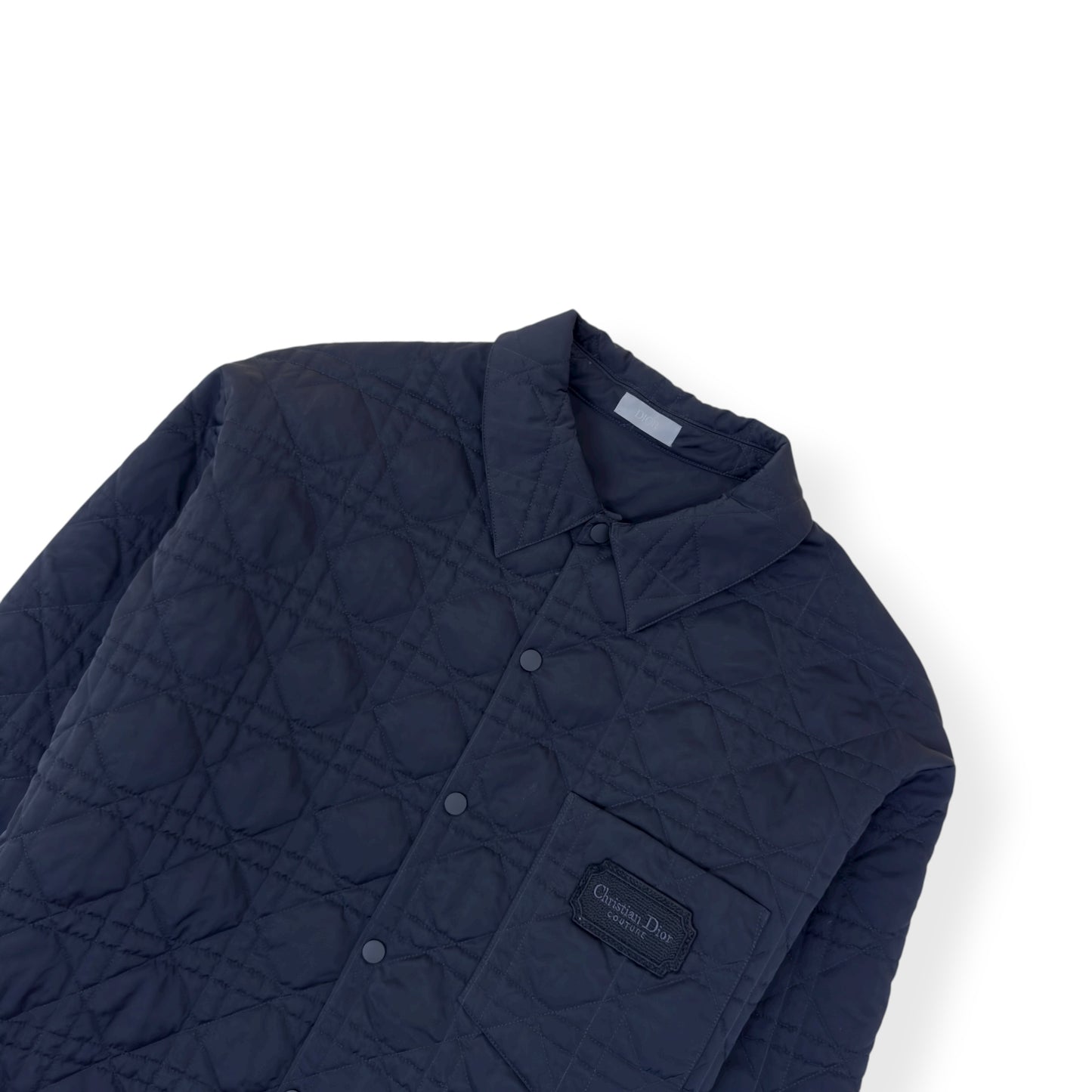 DIOR CANNAGE QUILTED OVERSHIRT JACKET BLACK 54 / XXL