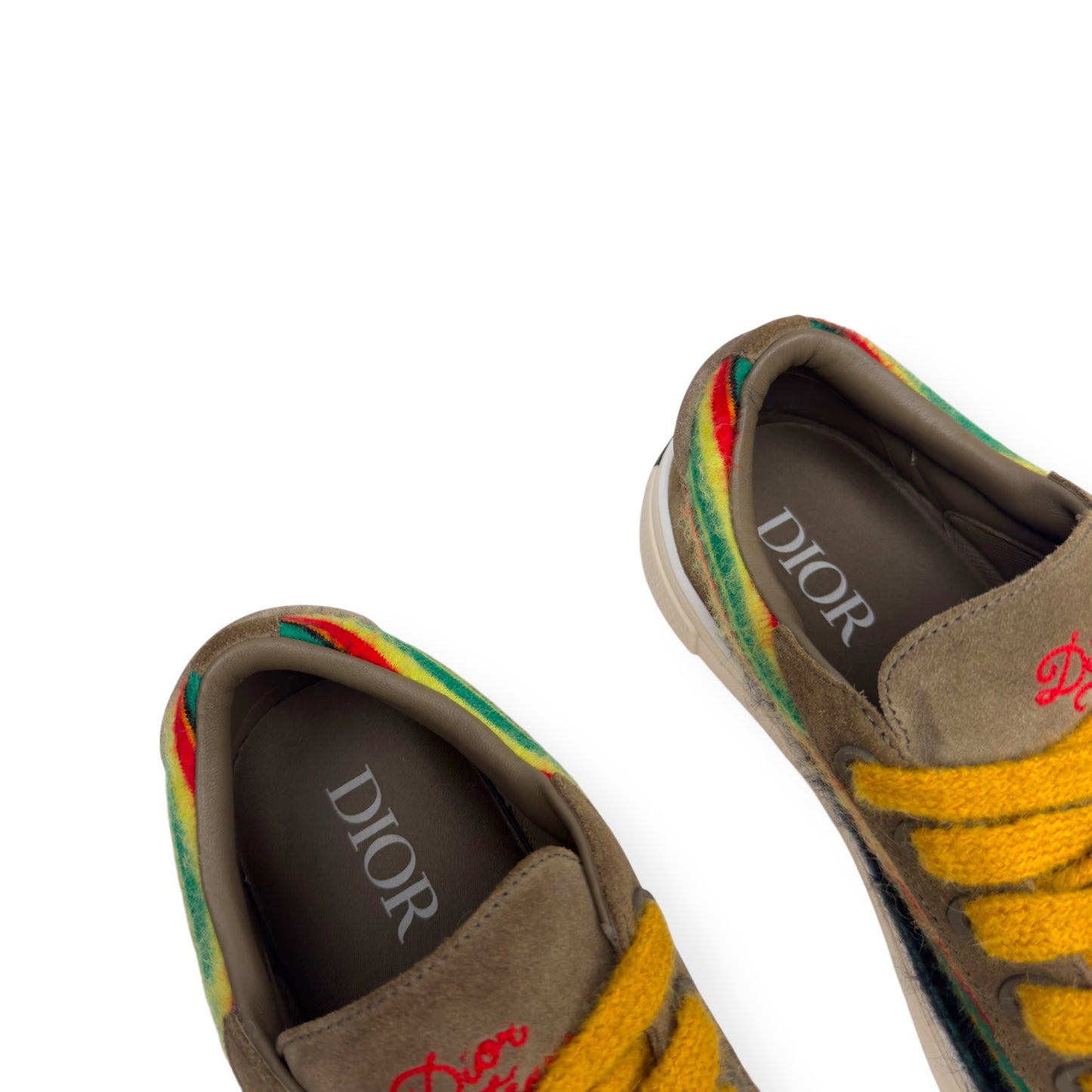 DIOR X DENIM TEARS B33 MOHAIR SNEAKER YELLOW 42 / UK8