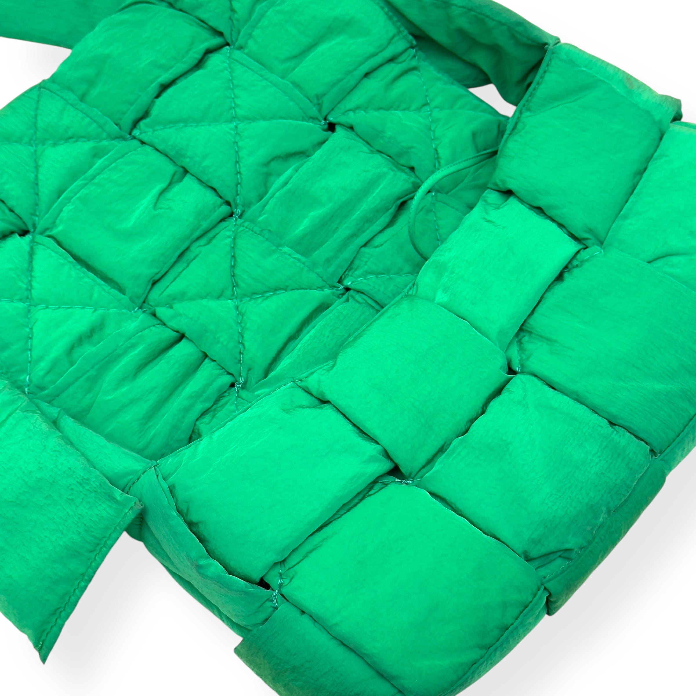 BOTTEGA VENETA PADDED CASSETTE BAG GREEN S