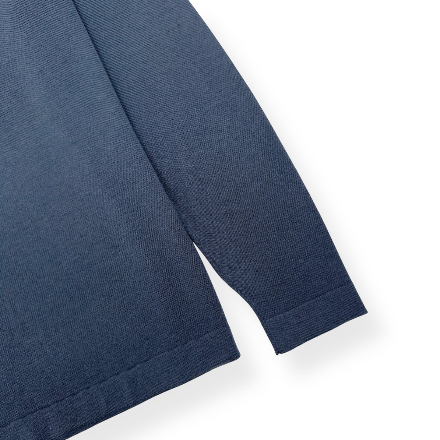 THOM SWEENEY MERINO WOOL SWEATER SLATE BLUE M