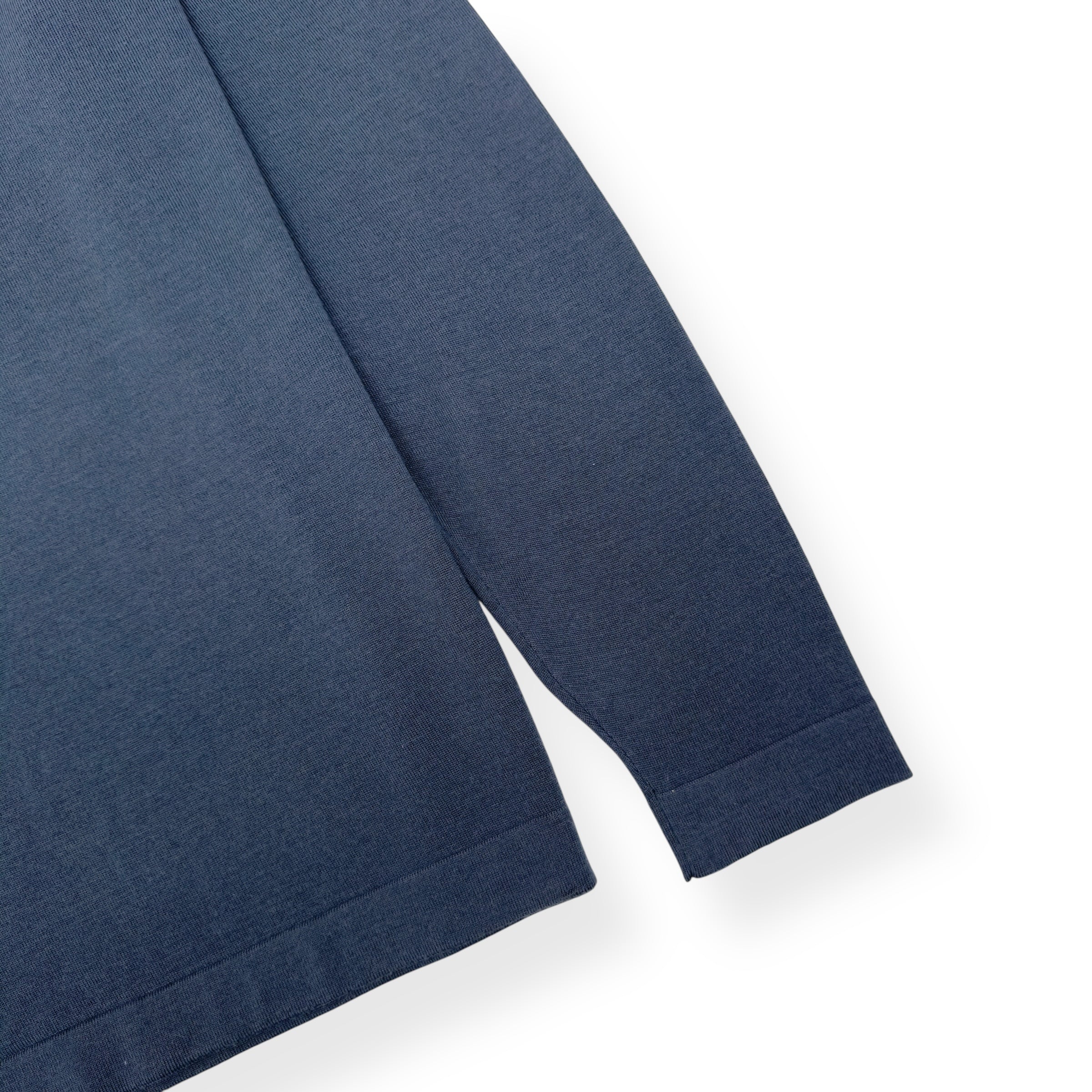 THOM SWEENEY MERINO WOOL SWEATER SLATE BLUE M