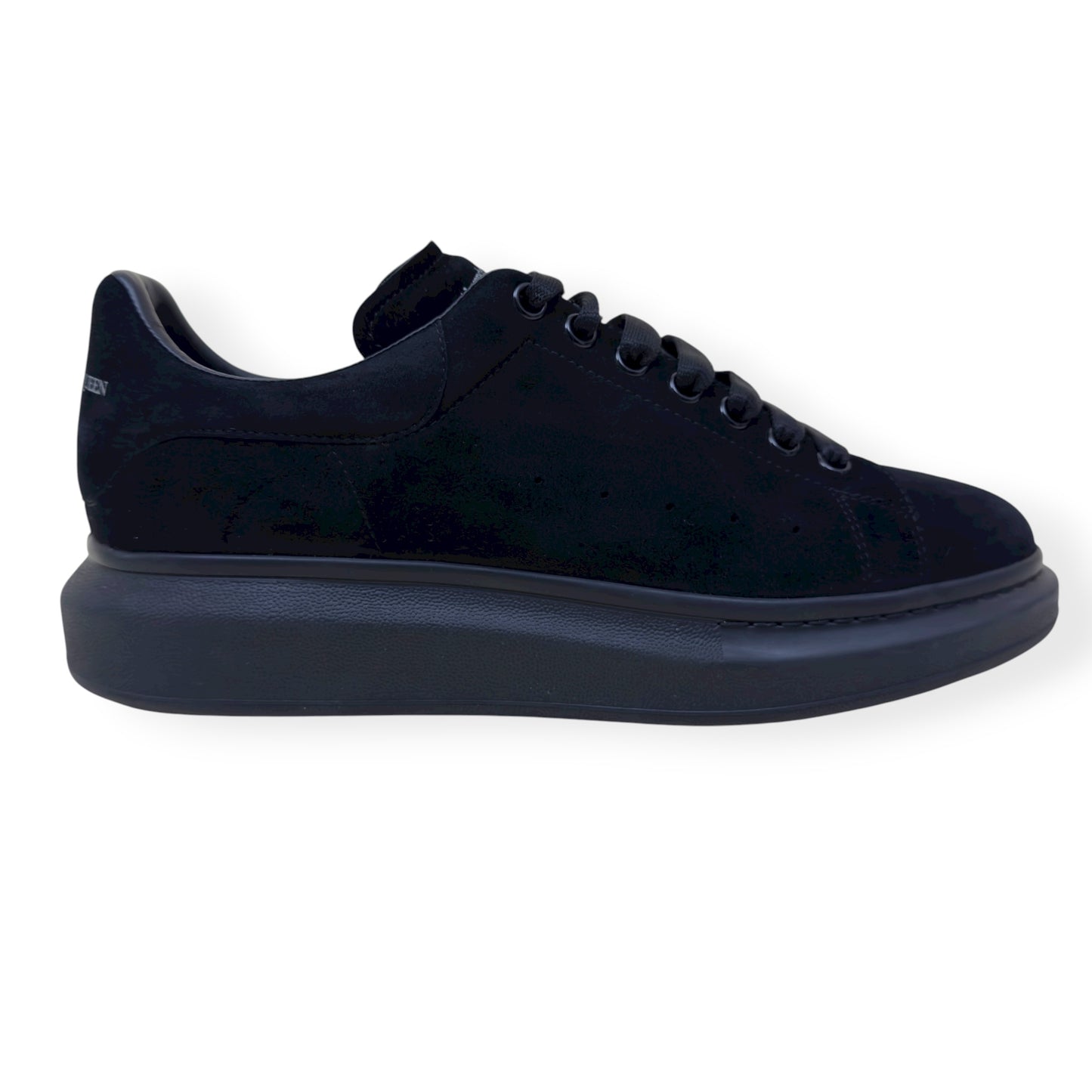 ALEXANDER MCQUEEN OVERSIZED SUEDE SNEAKER BLACK 45 / UK11