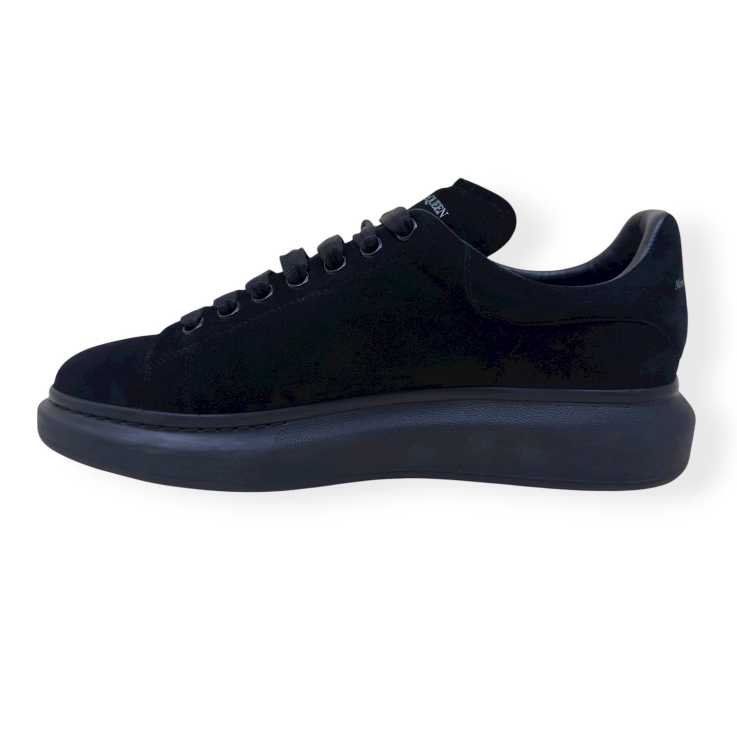 ALEXANDER MCQUEEN OVERSIZED SUEDE SNEAKER BLACK 45 / UK11