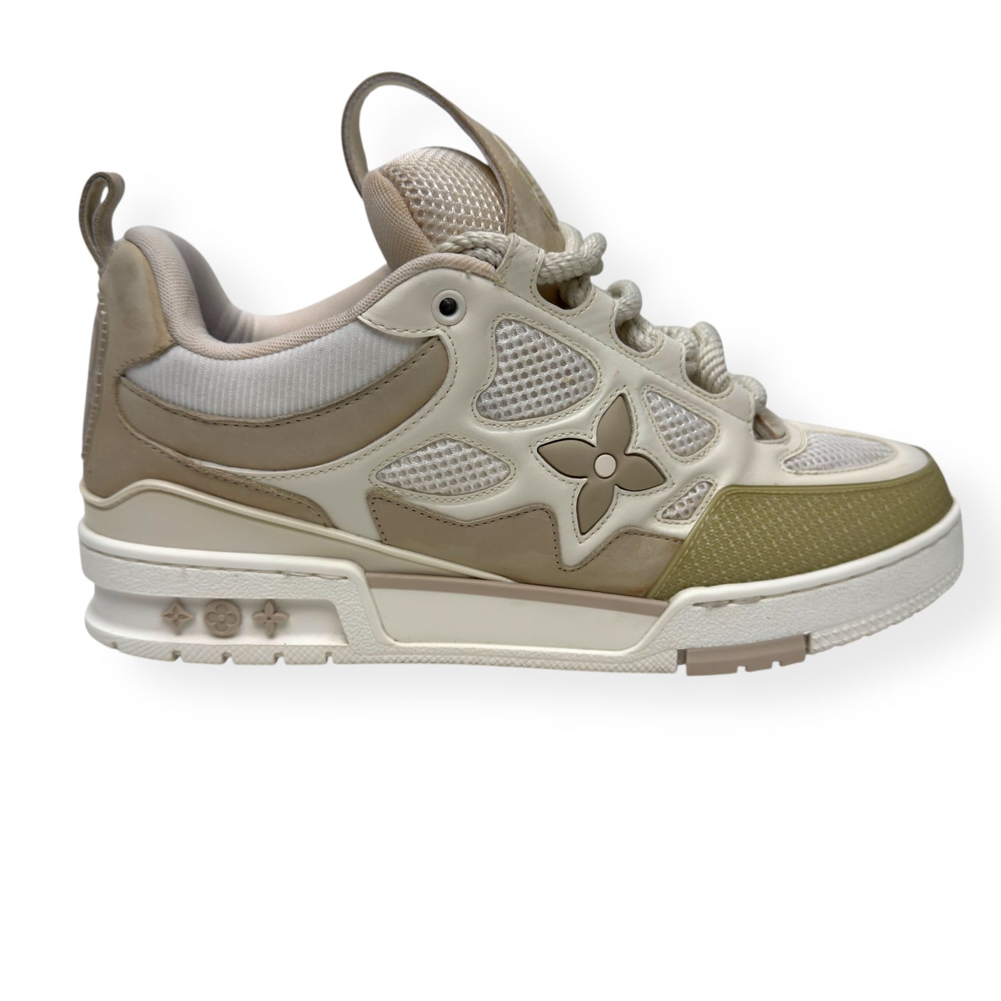 LOUIS VUITTON LV SKATE SNEAKER LUXURY BEIGE UK8.5