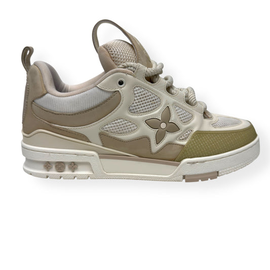 LOUIS VUITTON LV SKATE SNEAKER LUXURY BEIGE UK8.5