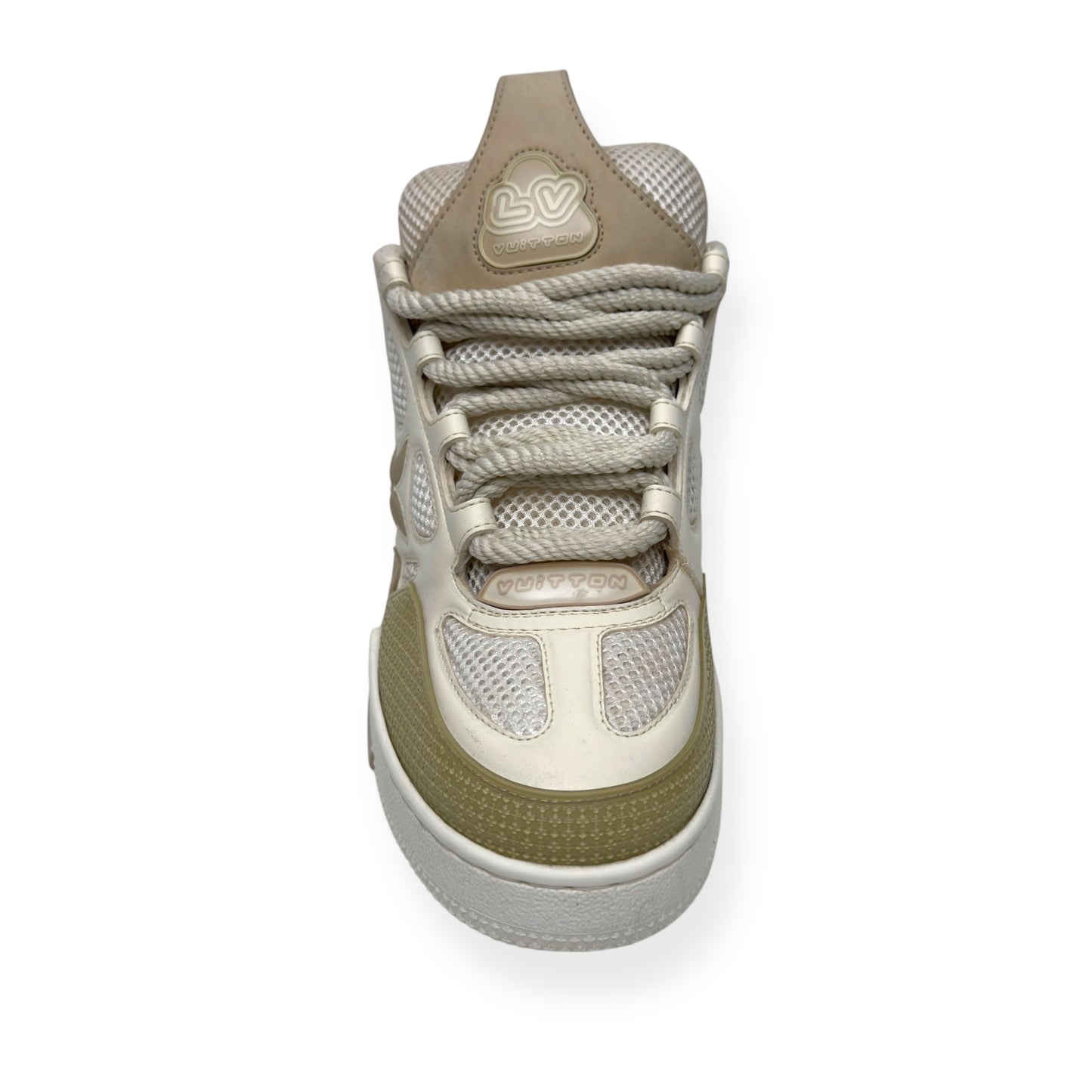 LOUIS VUITTON LV SKATE SNEAKER LUXURY BEIGE UK8.5