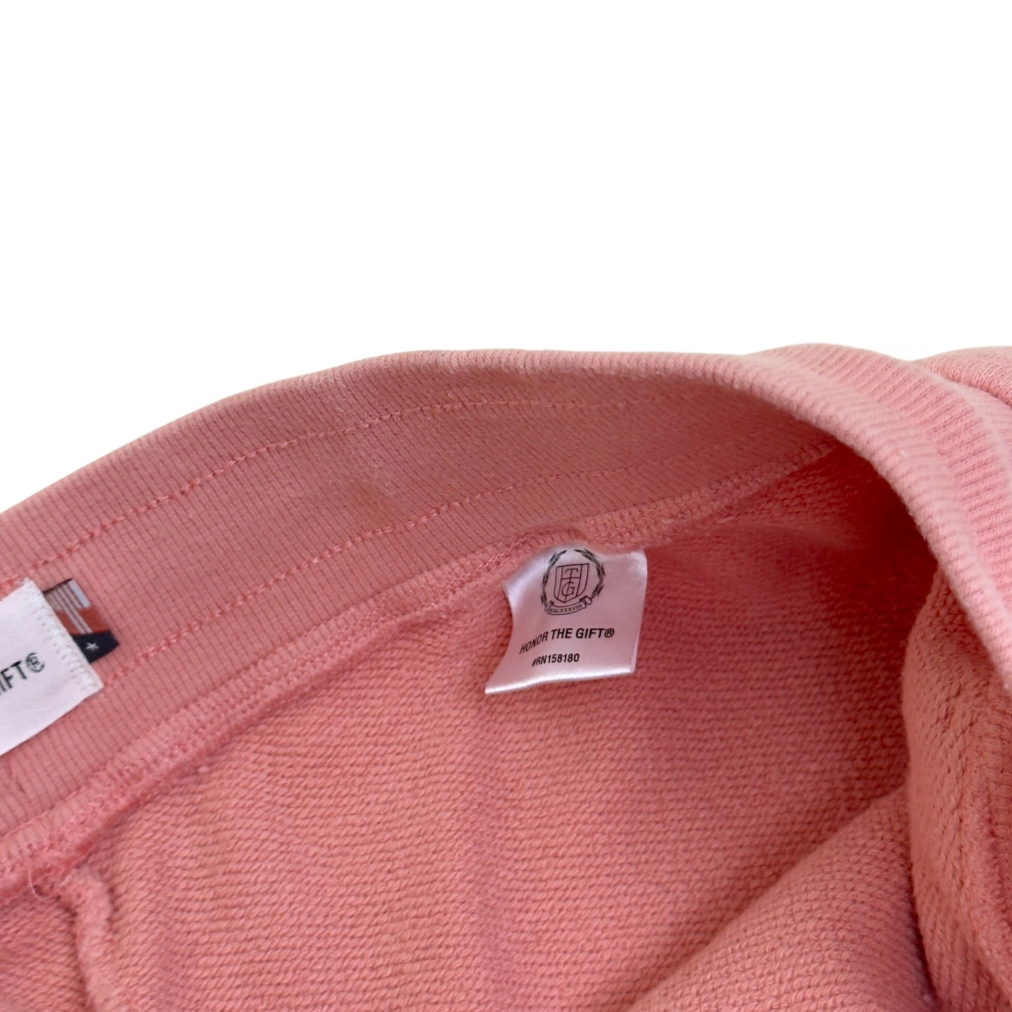 HONOR THE GIFT STUDIO LOGO SWEATPANTS PEACH L