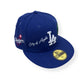 NEW ERA LOS ANGELES DODGERS PATCH 59FIFTY HAT BLUE / WHITE 7 1/4