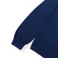 LOUIS VUITTON MONOGRAM POINTELLE COTTON OVERSHIRT LUXURY BLUE XL