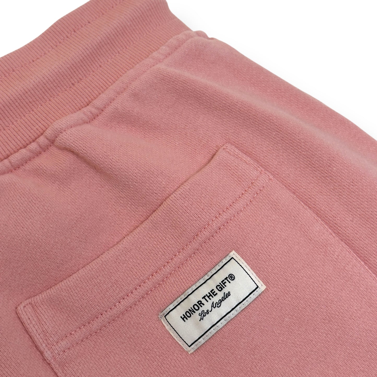HONOR THE GIFT STUDIO LOGO SWEATPANTS PEACH L
