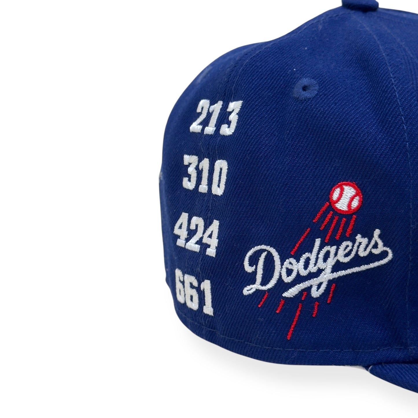 NEW ERA LOS ANGELES DODGERS PATCH 59FIFTY HAT BLUE / WHITE 7 1/4