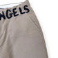PALM ANGELS SEASONAL LOGO CHINO TROUSERS BEIGE / BLACK L