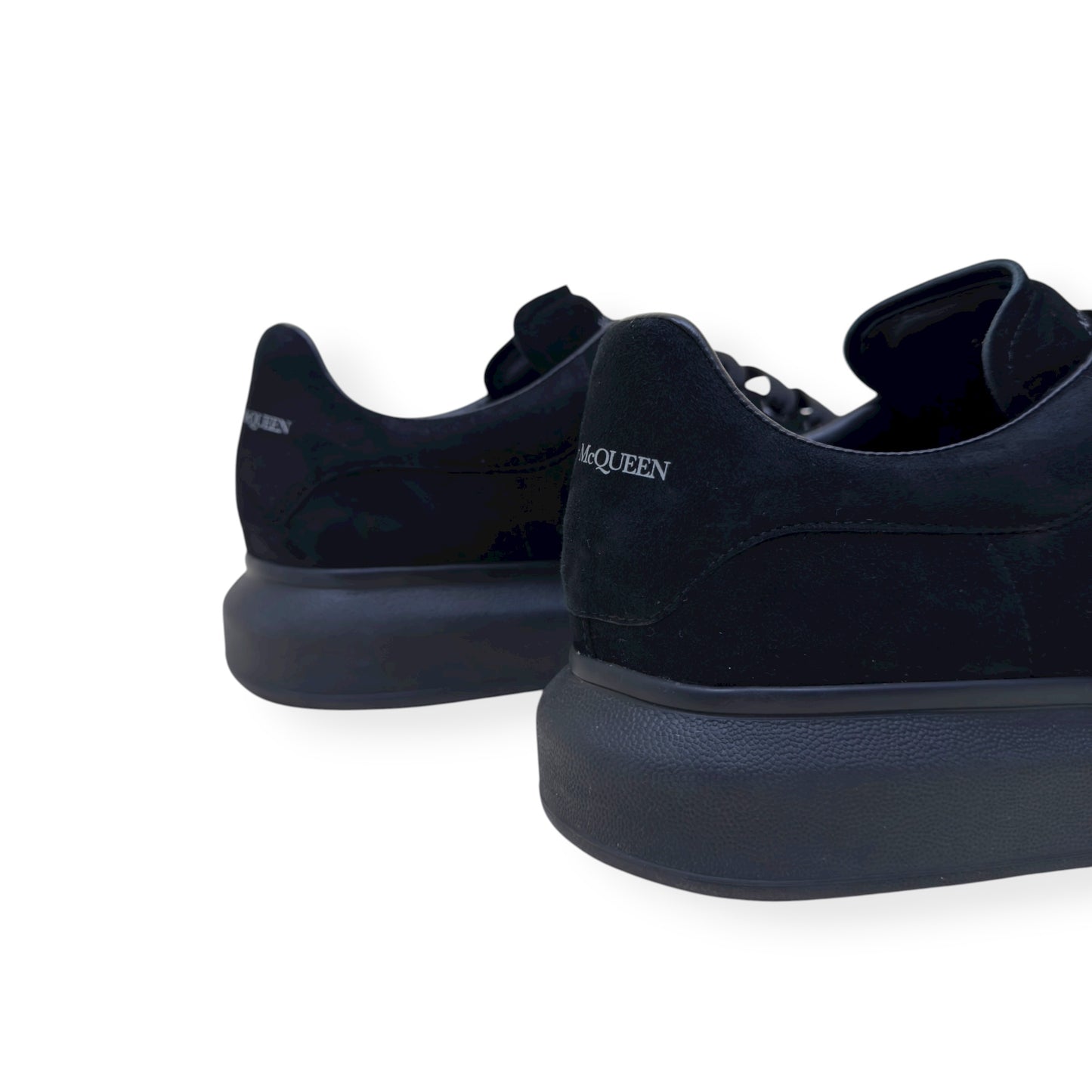 ALEXANDER MCQUEEN OVERSIZED SUEDE SNEAKER BLACK 45 / UK11