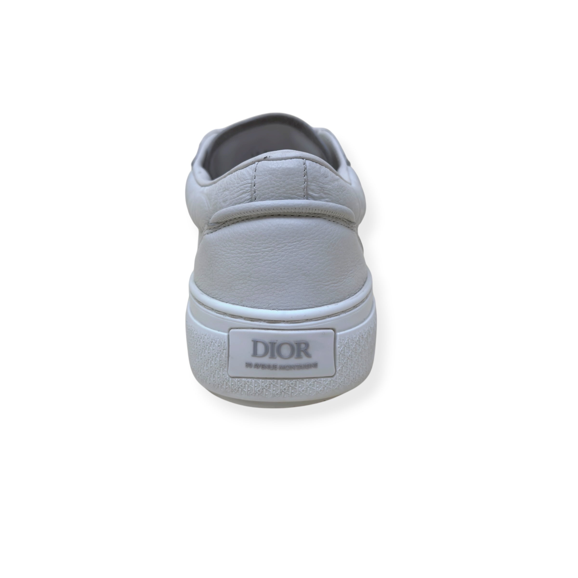 DIOR OBLIQUE EMBOSSED LEATHER SNEAKER WHITE 46 / UK12
