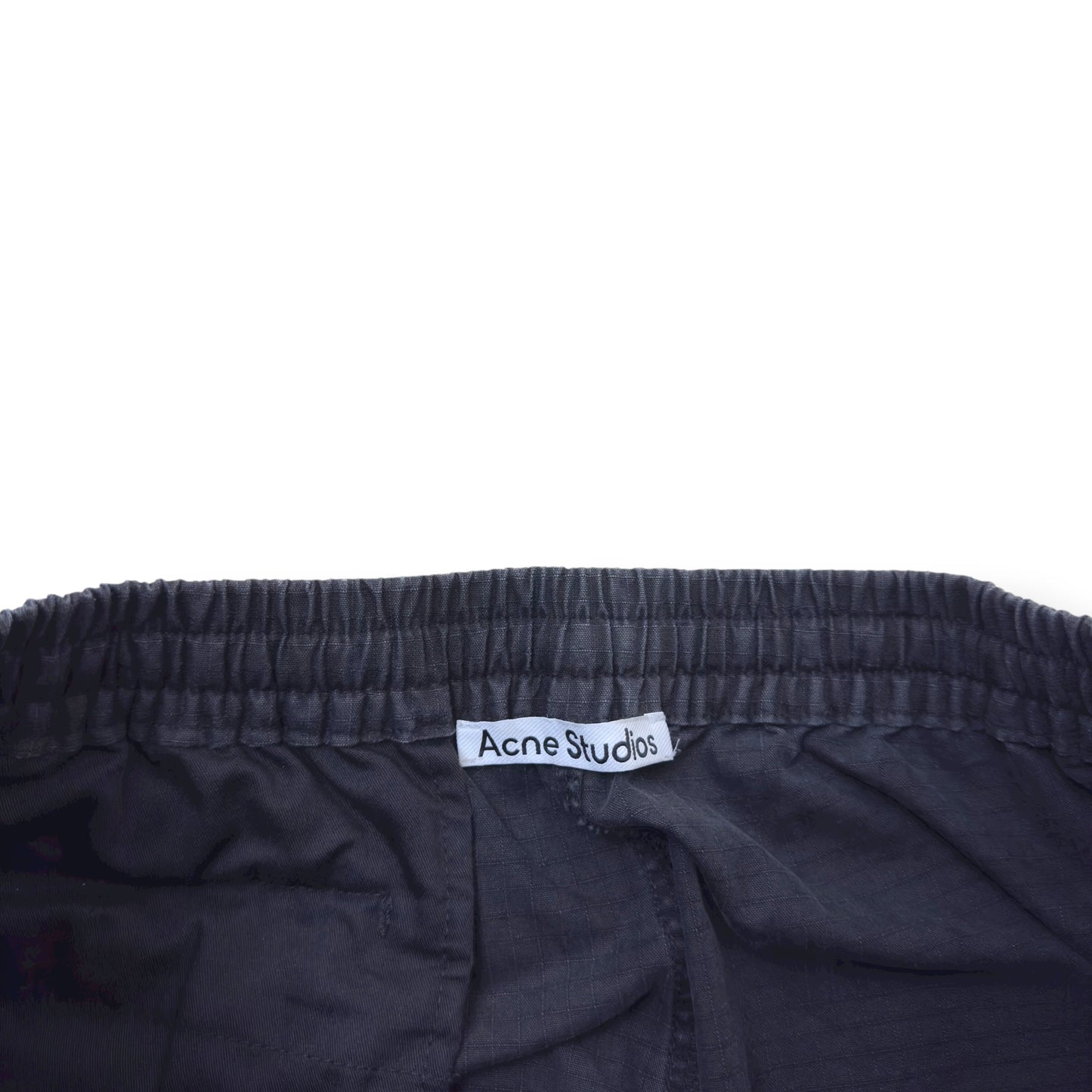 ACNE STUDIOS STRAIGHT LEG CARGO TROUSERS GREY 50 / L