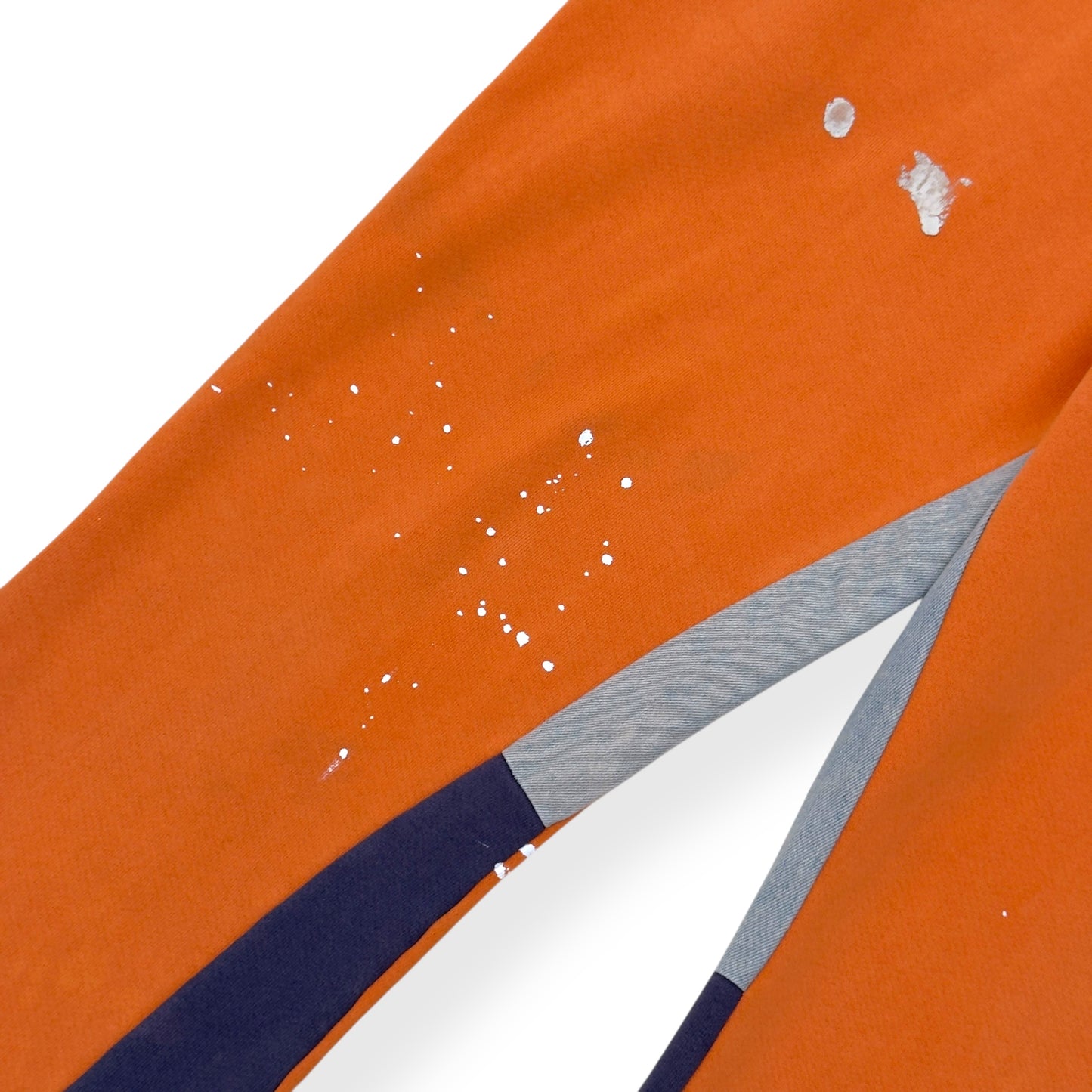 GALLERY DEPT. PAINTED FLARE SWEATPANTS ORANGE / GREY / NAVY L