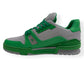 LOUIS VUITTON LV TRAINER GREEN / GREY UK7