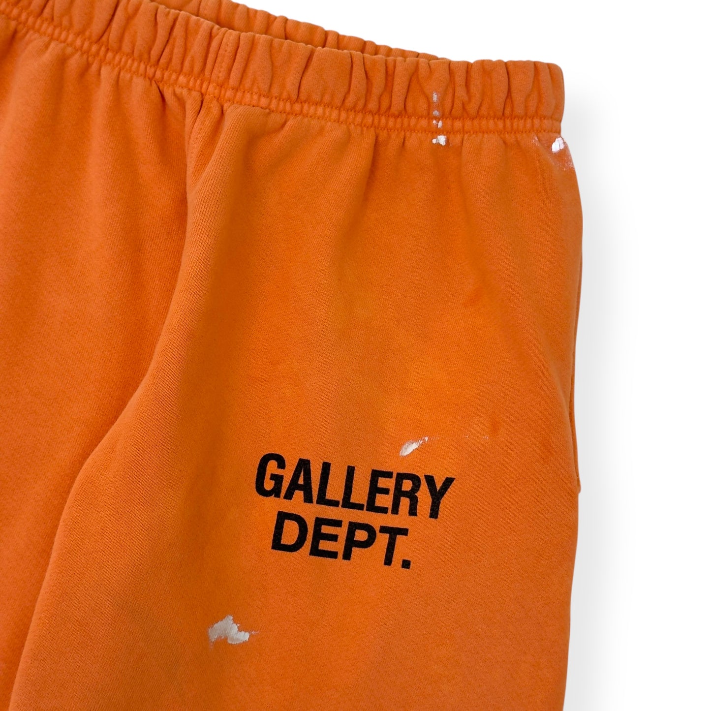 GALLERY DEPT. PAINTED FLARE SWEATPANTS ORANGE / GREY / NAVY L