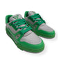 LOUIS VUITTON LV TRAINER GREEN / GREY UK7