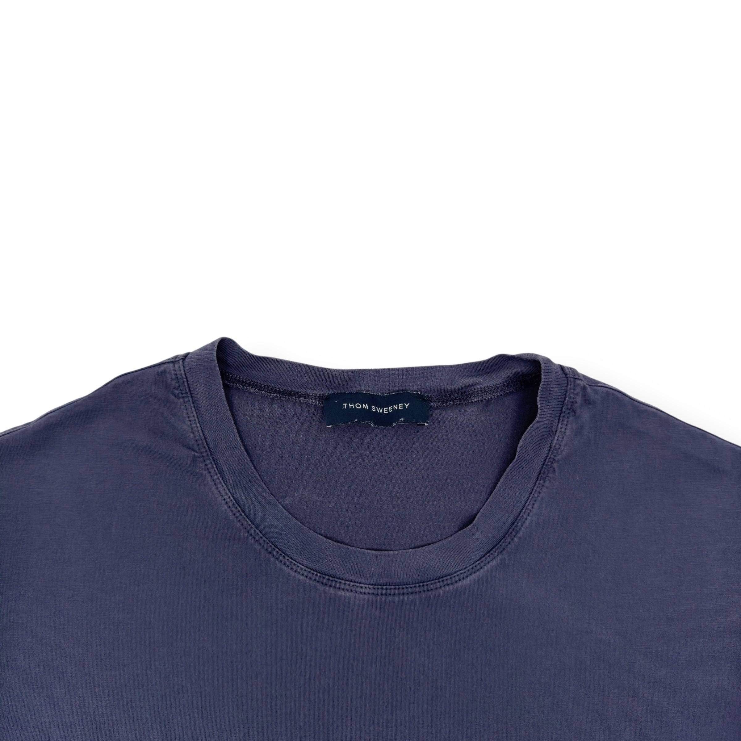 THOM SWEENEY POCKET T-SHIRT BLUE L
