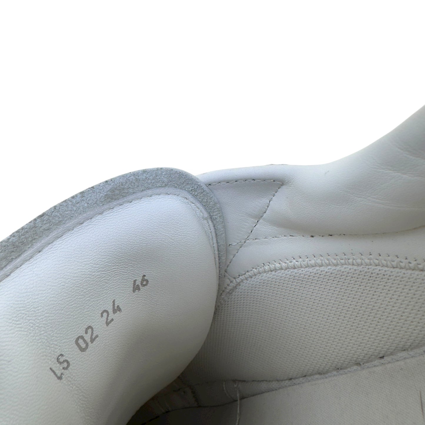 DIOR OBLIQUE EMBOSSED LEATHER SNEAKER WHITE 46 / UK12