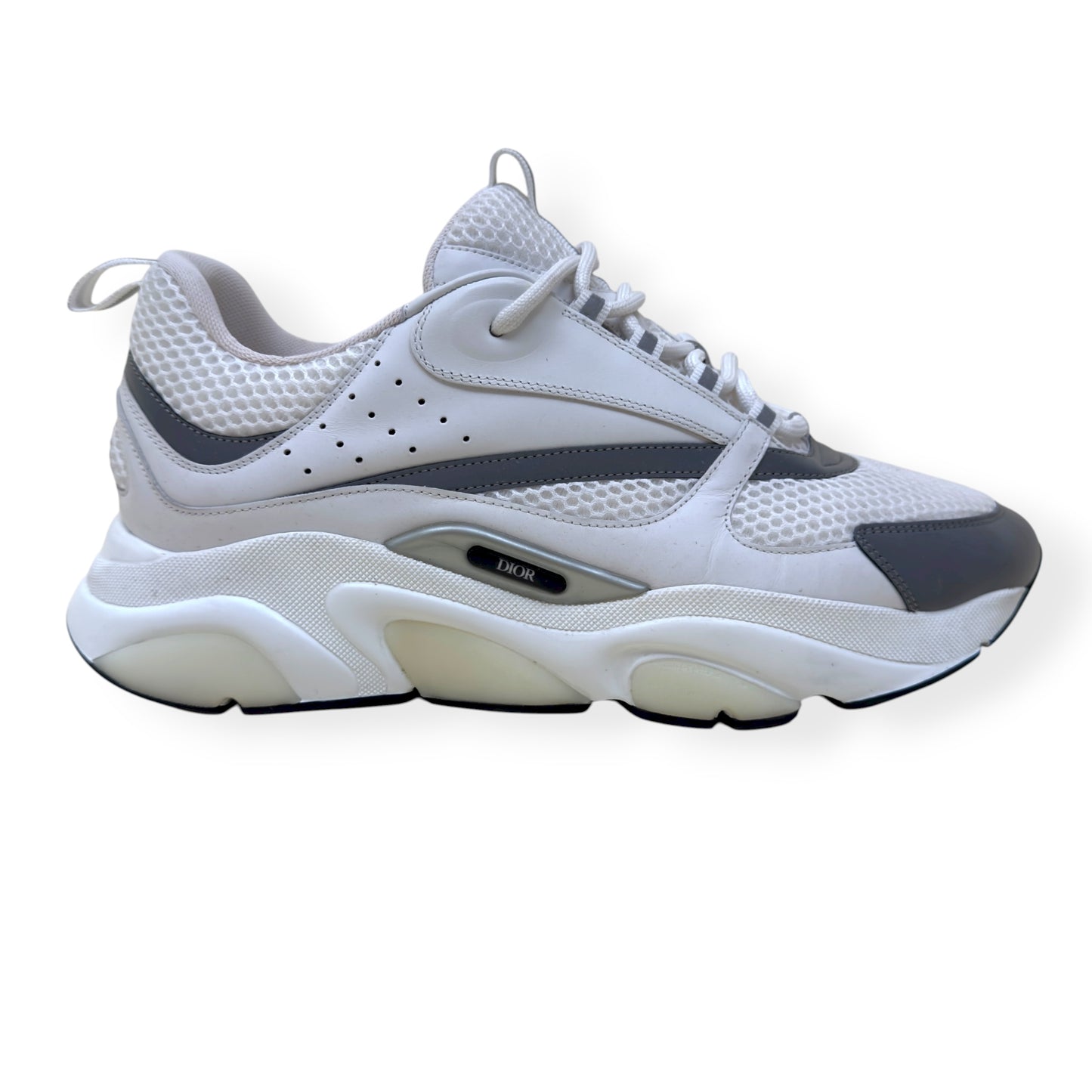 DIOR B22 SNEAKER WHITE / SILVER 45 / UK11
