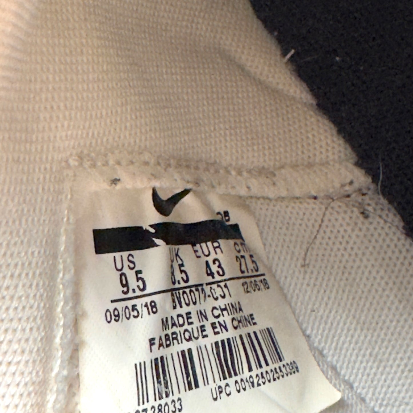 NIKE X SACAI BLAZER MID TOP SNEAKER UNIVERSITY BLUE UK8.5