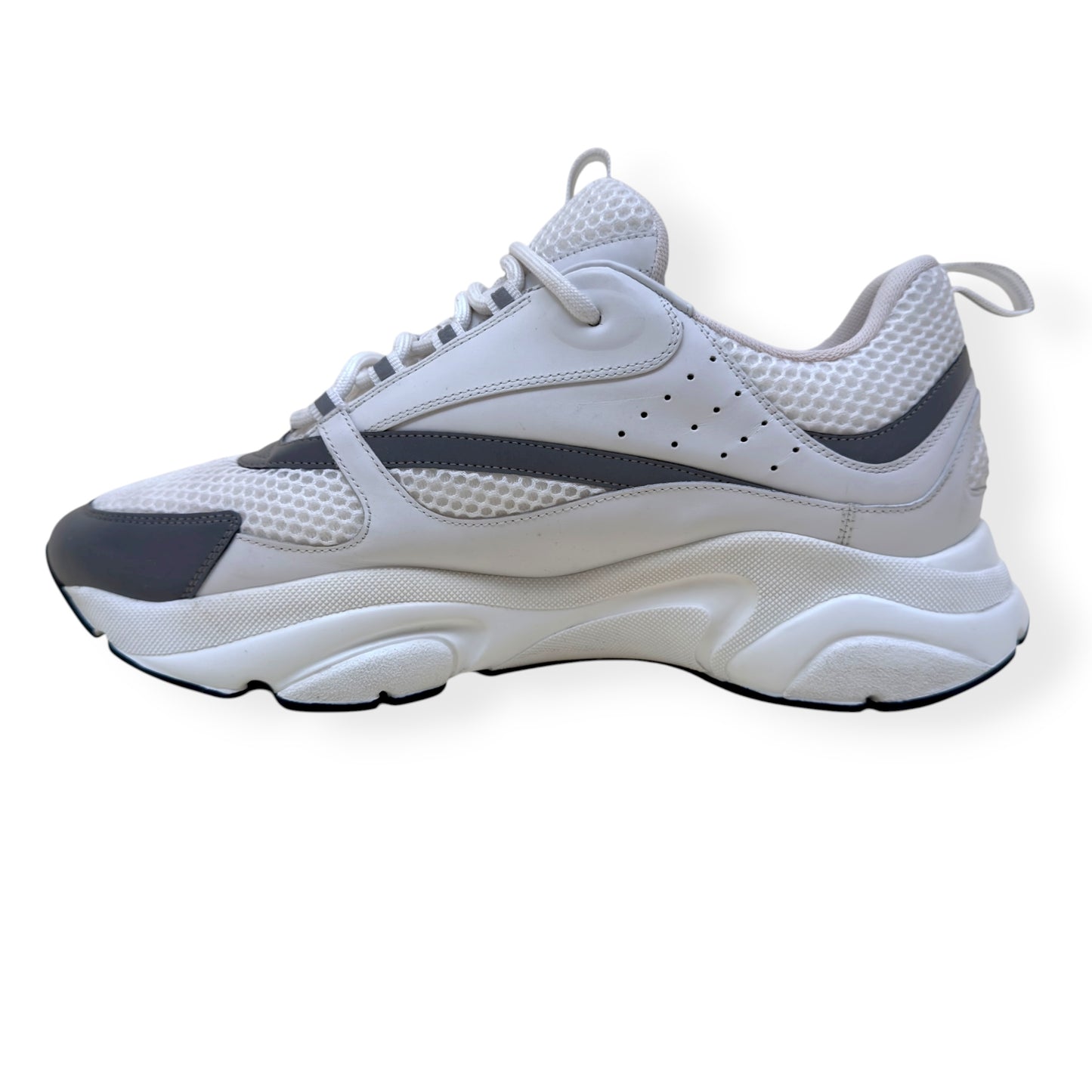 DIOR B22 SNEAKER WHITE / SILVER 45 / UK11