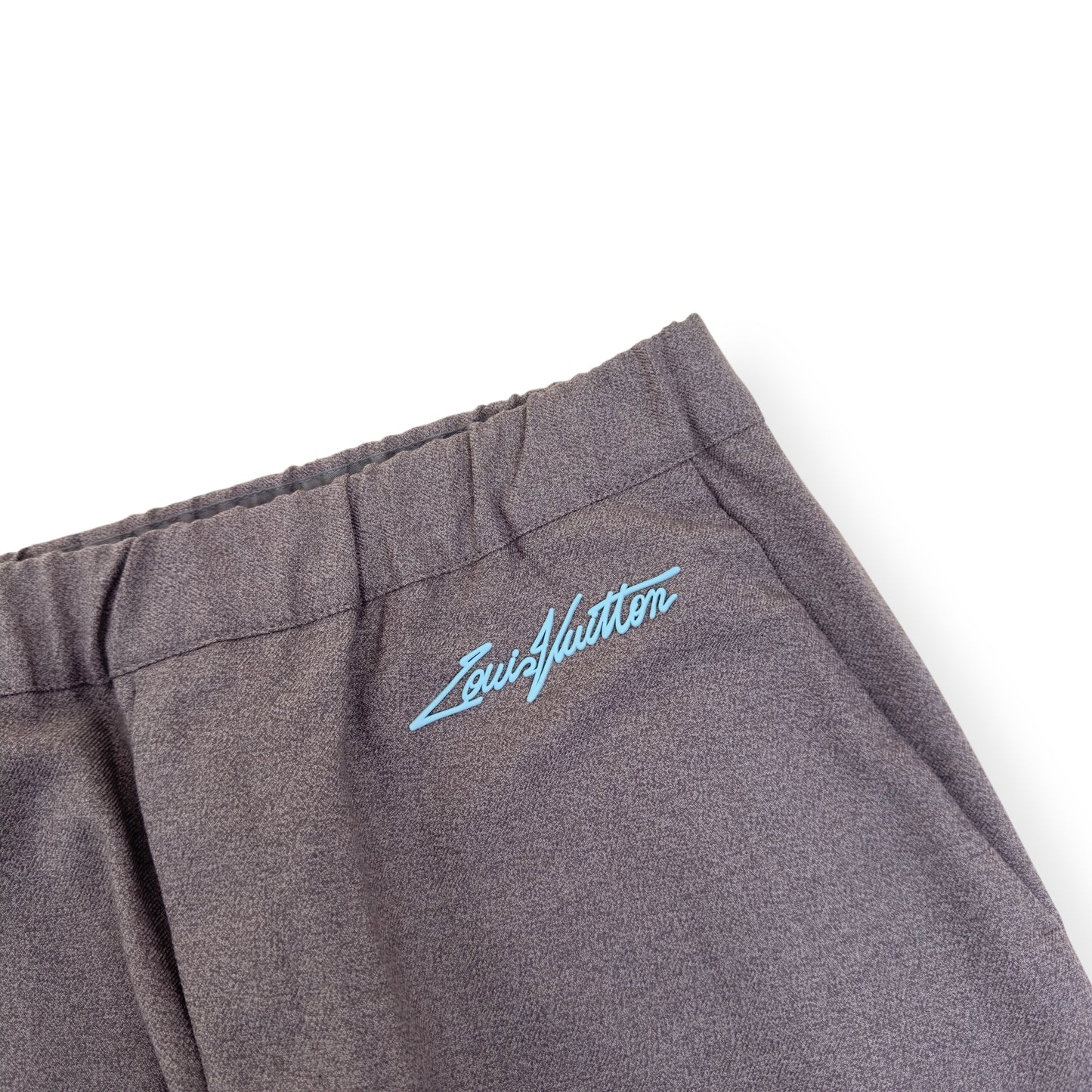 LOUIS VUITTON WOOL STRAIGHT LEG TROUSERS BEIGE 42 / M