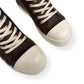 RICK OWENS PONY HAIR LOW TOP SNEAKER BROWN 41.5 / UK7.5