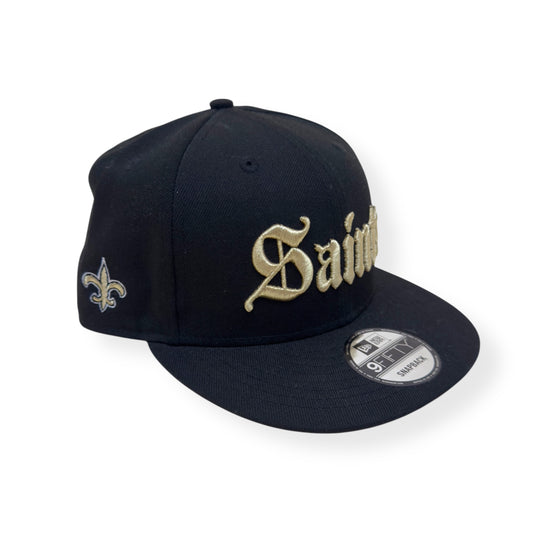 NEW ERA NEW ORLEANS SAINTS 9FIFTY CAP BLACK / GOLD