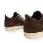 RICK OWENS PONY HAIR LOW TOP SNEAKER BROWN 41.5 / UK7.5