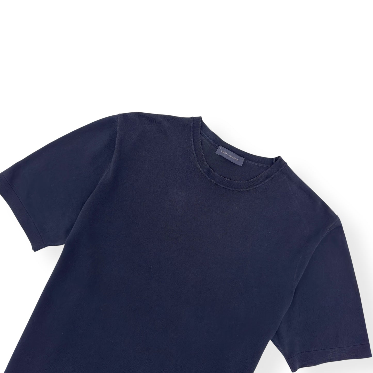 THOM SWEENEY COTTON T-SHIRT NAVY 50 / M