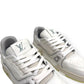 LOUIS VUITTON LEATHER LV TRAINER WHITE / GREY UK7