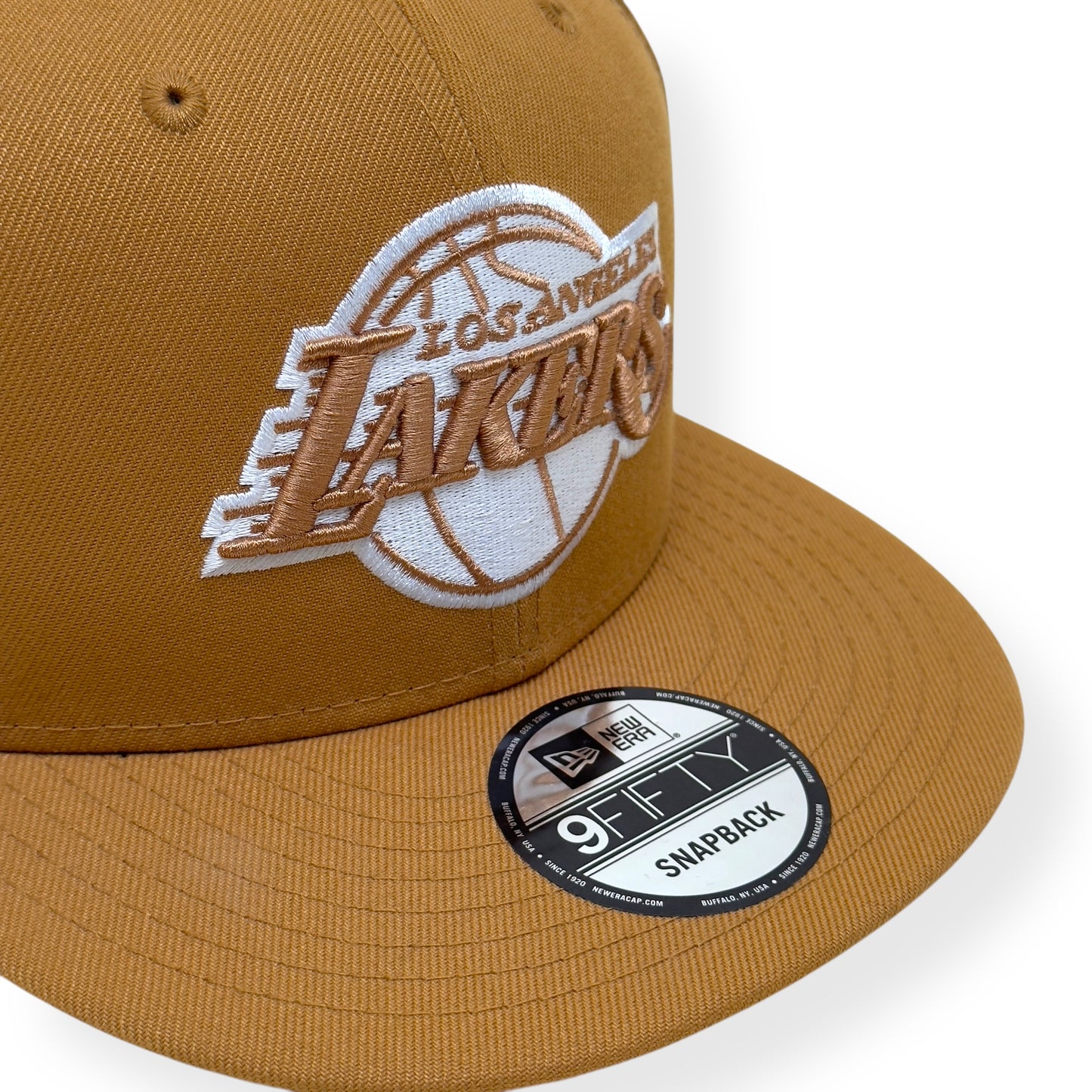 NEW ERA LOS ANGELES LAKERS 9FIFTY CAP TAN