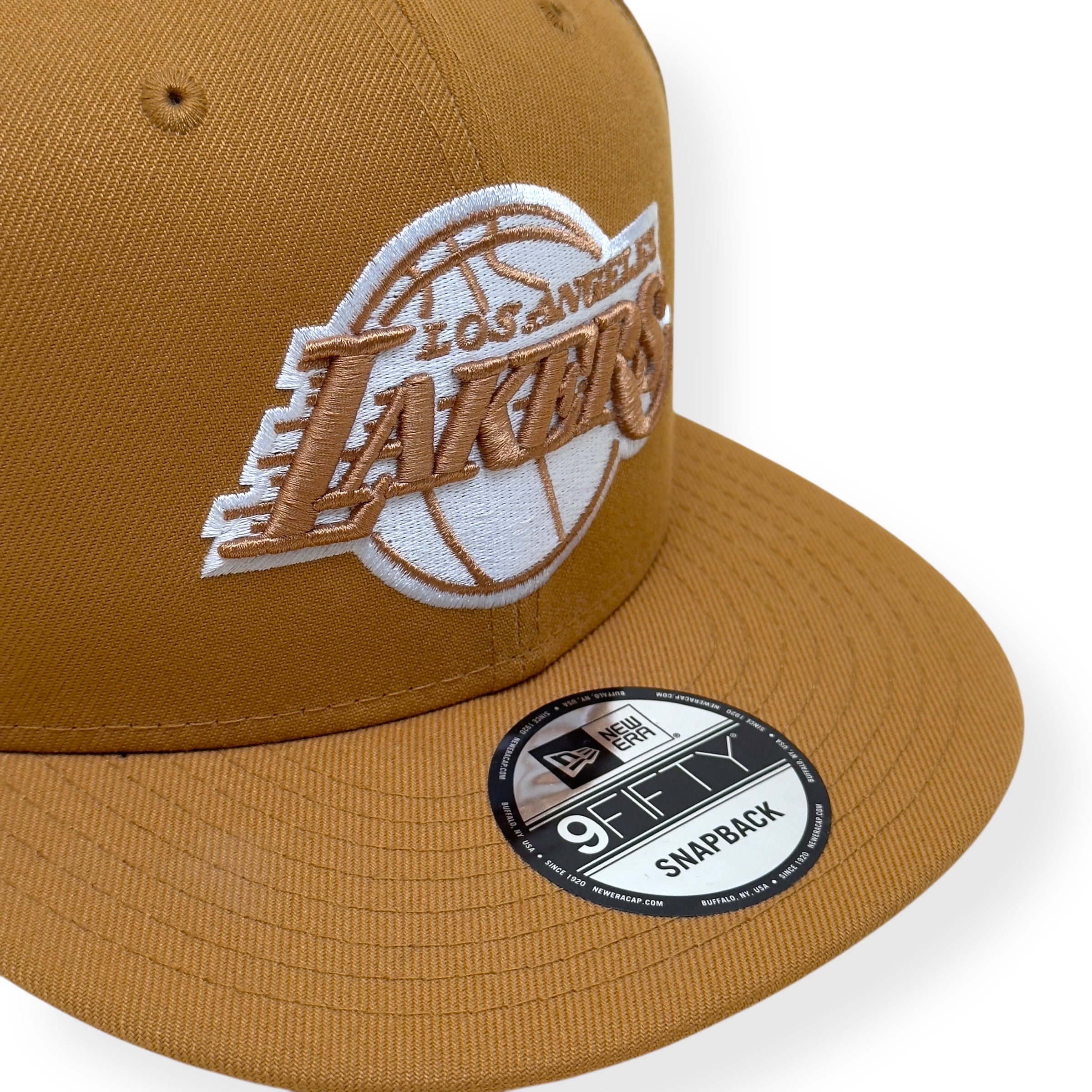 NEW ERA LOS ANGELES LAKERS 9FIFTY CAP TAN