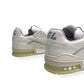 LOUIS VUITTON LEATHER LV TRAINER WHITE / GREY UK7