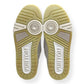 LOUIS VUITTON LEATHER LV TRAINER WHITE / GREY UK7
