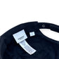BURBERRY COTTON-TWILL BASEBALL CAP BLACK / WHITE S