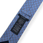 GUCCI GG JACQUARD SILK TIE BLUE