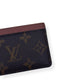 LOUIS VUITTON MONOGRAM CARD HOLDER BROWN