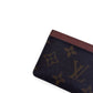 LOUIS VUITTON MONOGRAM CARD HOLDER BROWN