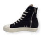 RICK OWENS DRKSHDW HIGH TOP SNEAKER BLACK / WHITE 42 / UK8