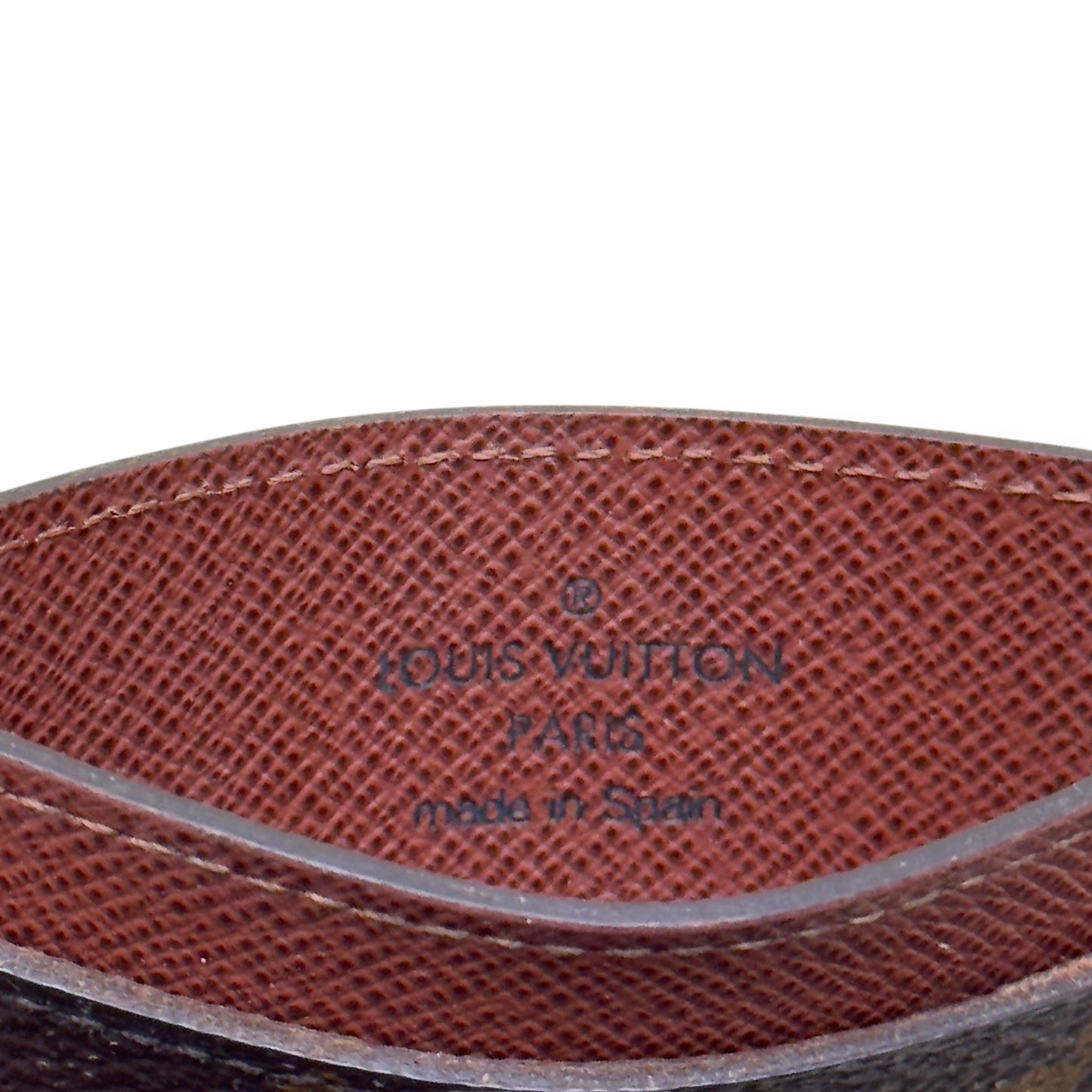 LOUIS VUITTON MONOGRAM CARD HOLDER BROWN