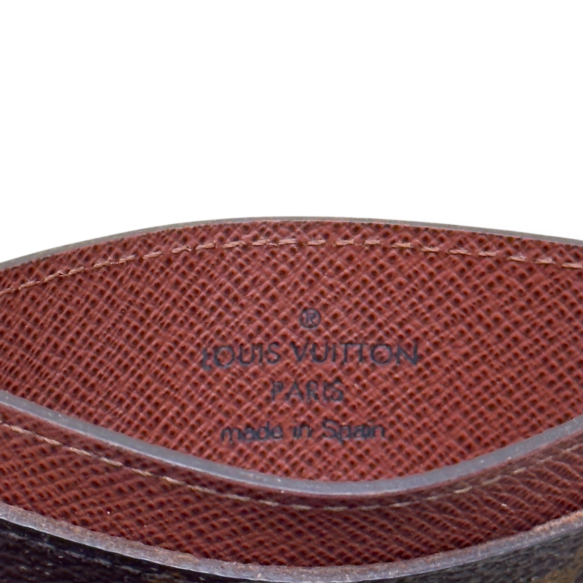 LOUIS VUITTON MONOGRAM CARD HOLDER BROWN