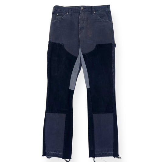 JEANIUS BAR ATELIER CARGO TROUSERS BLACK W32”